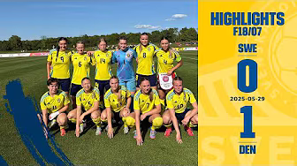 Highlights F18/07 Sverige-Danmark 0-1 background