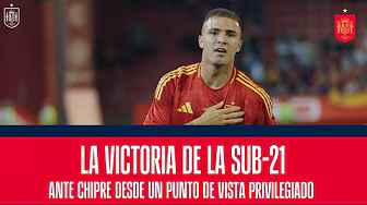 La victoria de la sub-21 ante Chipre desde un punto de vista privilegiado | 🔴 SEFUTBOL