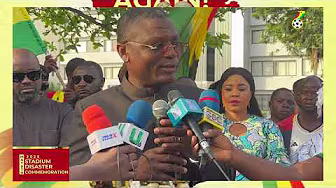 24TH ANNIVERSARY OF MAY 9TH DISASTER: GFA PRESIDENT, SPORTS MINISTER ADDRESS SPORTS FRATERNITY background