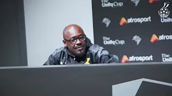 OTTO ADDO SPEAKS AHEAD OF UNITY GAME AGAINST TRINIDAD background