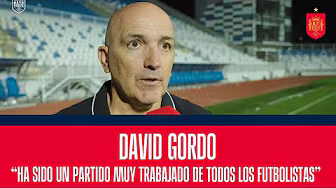 David Gordo: "Ha sido un partido muy trabajado de todo los futbolistas" | ЁЯФ┤ SEFUTBOL backdrop