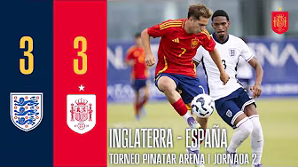 ЁЭЧеЁЭЧШЁЭЧжЁЭЧиЁЭЧаЁЭЧШЁЭЧб #SUB19 | Inglaterra 3-3 Espa├▒a | Torneo Pinatar Arena (jornada 2) ЁЯФ┤ SEFUTBOL |