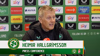 PRESS CONFERENCE | Heimir Hallgrímsson | Ireland v Hungary background