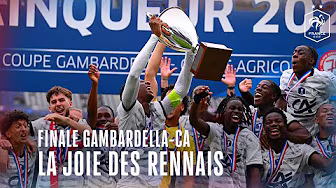 JOIE et RÉACTIONS des Rennais / Coupe Gambardella-CA 2025 background