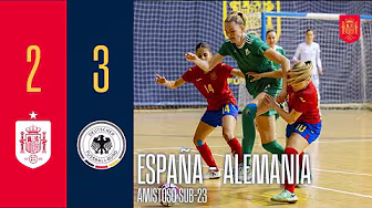 RESUMEN | FÚTBOL SALA SUB-23 FEMENINO | España 2-3 Alemania | 🔴 SEFUTBOL background
