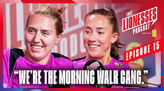 Le Tissier & Moorhouse: Daily Walks, Spikeball & Wales | That Lionesses Podcast Connected by EE background