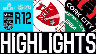 SSE Airtricity Men's Premier Division | Round 12 | Sligo Rovers 1-1 Cork City | Highlights backdrop