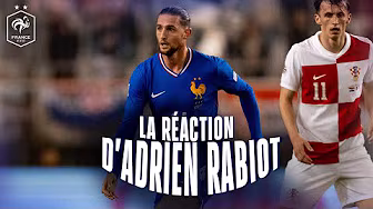Adrien Rabiot après Croatie-France à Split (2-0) background