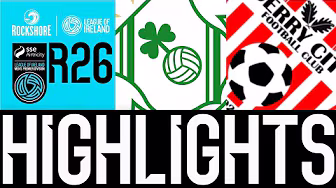 SSE Airtricity Men's Premier Division | Round 26 | Shamrock Rovers 2-0 Derry City | Highlights background