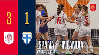 RESUMEN | FÚTBOL SALA SUB.19 FEMENINO | España 3-1 Finlandia | 🔴 SEFUTBOL backdrop