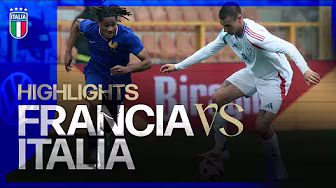 Highlights: Francia-Italia 0-2 | Under 19 | Qualificazioni Euro 2025 background