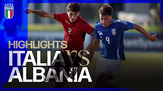 Highlights: Italia-Albania 4-1 | Under 19 | Amichevole background