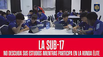 La sub-17 no descuida sus estudios mientras participa en la Ronda Élite | 🔴 SEFUTBOL