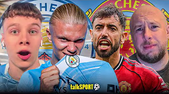 "COMPLETE RAGE-BAIT!" Man United & Man City fans' HEATED CLASH over who will win the derby!