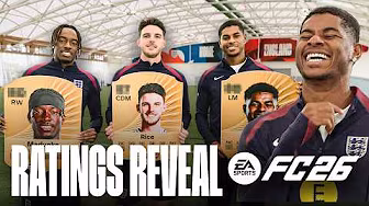 “How Am I Slower?!” 😳 | Rice, Rashford & Madueke Reveal Their EA FC 26 Ratings