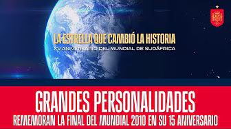 Grandes personalidades rememoran la final del Mundial de Sudáfrica en su 15 aniversario | 🔴 SEFUTBOL