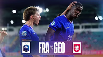 Résumé : la VICTOIRE des Bleuets dans un scénario FOU face à la Géorgie background