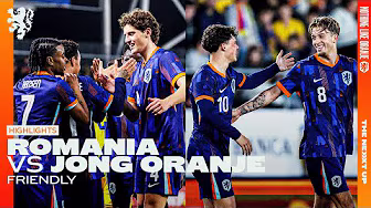 ☄️ What a way to score your FIRST GOAL! 🤩 | Highlights Romania - Jong Oranje backdrop
