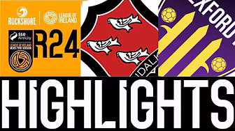 SSE Airtricity Men's First Division | Round 24 | Dundalk 3-2 Wexford | Highlights backdrop