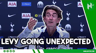 Frank says he didn't expect Levy to step down! Tottenham v West Ham background