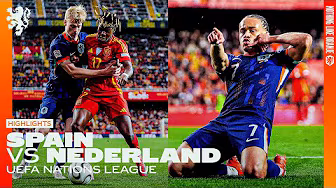 THRILLER IN VALENCIA! 🤯 | Highlights Spain - Nederland (UEFA Nations League) background