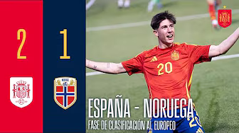 ESPAÑA 2-1 NORUEGA | SUB-17 | JORNADA1 | RONDA 2 | 🔴 SEFUTBOL