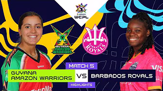 Highlights | Guyana Amazon Warriors Women vs Barbados Royals | WCPL 2025