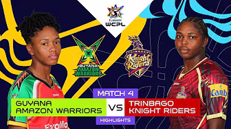 Highlights | Trinbago Knight Riders Women vs Guyana Amazon Warriors Women | WCPL 2025
