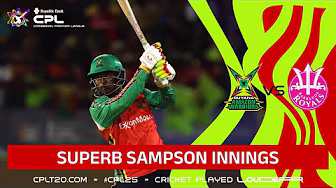 Quentin Sampson's SUPERB Innings vs Barbados! | CPL 2025