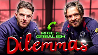 "Thoughts on Gym Selfies?" 🤣 | Rice & Grealish Answer Fans’ Dilemmas 📞 | England background