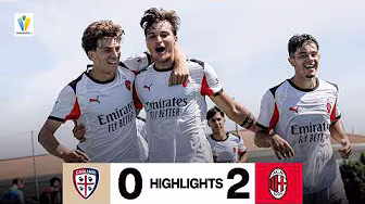 Ossola e Castiello decisivi per i tre punti | Cagliari 0-2 Milan | Primavera 1 2025/26 background