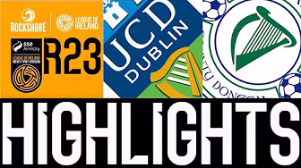 SSE Airtricity Men's First Division | Round 23 | UCD 3-1 Finn Harps | Highlights backdrop
