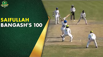 Saifullah Bangash's 100 | KHI-W vs QTA | Hanif Muhammad Trophy 2025-26 (Round 2) 🏏 backdrop
