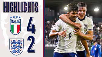 Italy U17 4-2 England U17 | Young Lions Fall to Italy Despite Rodriguez Brace | UEFA U17 Euros background