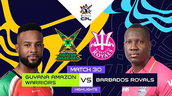 Highlights | Guyana Amazon Warriors vs Barbados Royals | CPL 2025