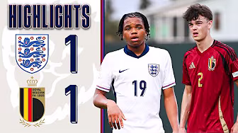 England U17 1-1 Belgium U17 | Young Lions Held To Opening Day Draw In Albania | UEFA U17 EUROs