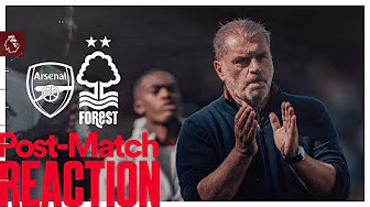 Ange Postecoglou's Reaction đŁïž | Arsenal 3-0 Forest background