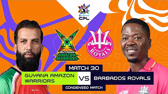 Condensed Match | Guyana Amazon Warriors vs Barbados Royals | CPL 2025