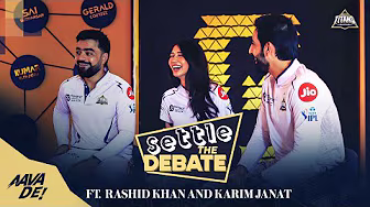 Settle The Debate ft. Rashid Khan and Karim Janat backdrop