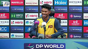 Pathum Nissanka Post Match Press Conference | Asia Cup 2025 | Sri Lanka vs Hong Kong backdrop