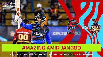 Amir Jangoo's BRILLIANT Innings vs TKR! | CPL 2025 background