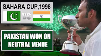 India vs Pakistan | Neutral Venue Series | One Of The Fiercest rivalries | Friendship Cup 1998 backdrop