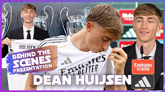 Behind the scenes at Dean Huijsen's presentation | Real Madrid background