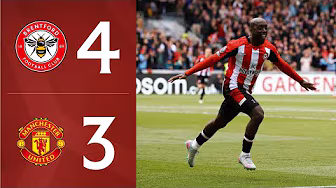 Wissa + Schade score in THRILLER 🤯 | Brentford 4-3 Manchester United | Premier League Highlights backdrop