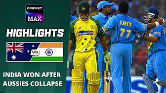 India Won After An Australian Collapse | Australia Lost 7 Wickets For Just 53 Runs