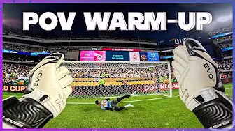 POV: Warm up with Thibaut Courtois! | Real Madrid | Club World Cup