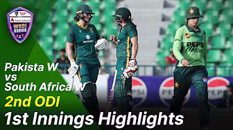 1st Innings Highlights | Pakistan Women vs South Africa Women | 2nd ODI, 2025 | PCB | M201U background
