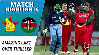 Andy Flower & Murray Goodwin Steadied Zimbabwe's Chase | Match Went Down To The Last Over background