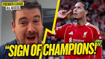 "Mentality NOT Luck!" Van Dijk Leadership PRAISED After Liverpool Late-Show | 🎙️ PL All Access background
