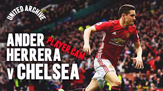 Ander Herrera Man Marked Hazard 👀 | Man Utd v Chelsea